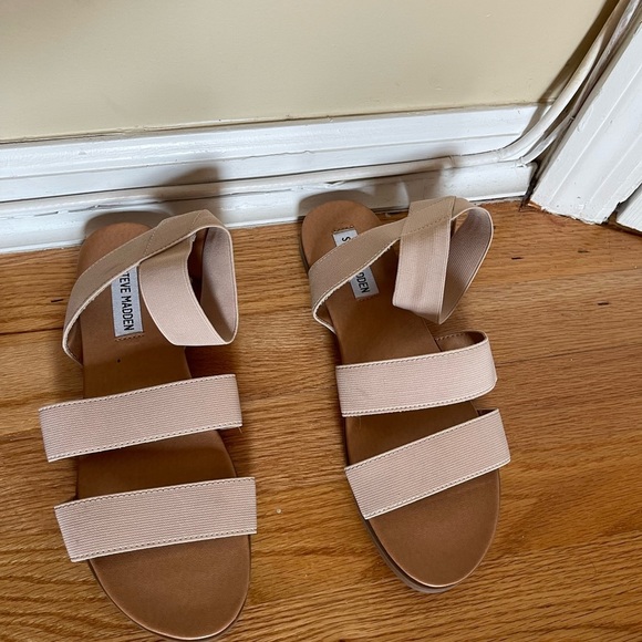 Steve Madden Shoes Kimmie Blush Steve Madden Flat Ankle Strap